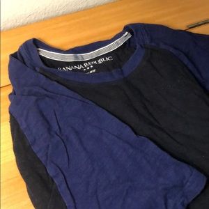 Banana Republic black/purple tee